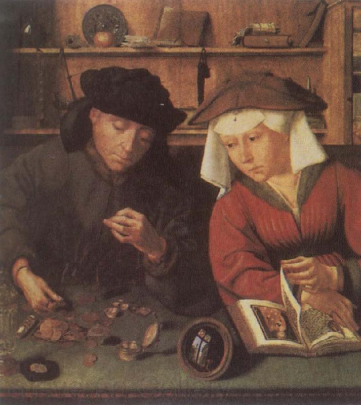 Quentin Massys The Moneylender and His Wife Germany oil painting art